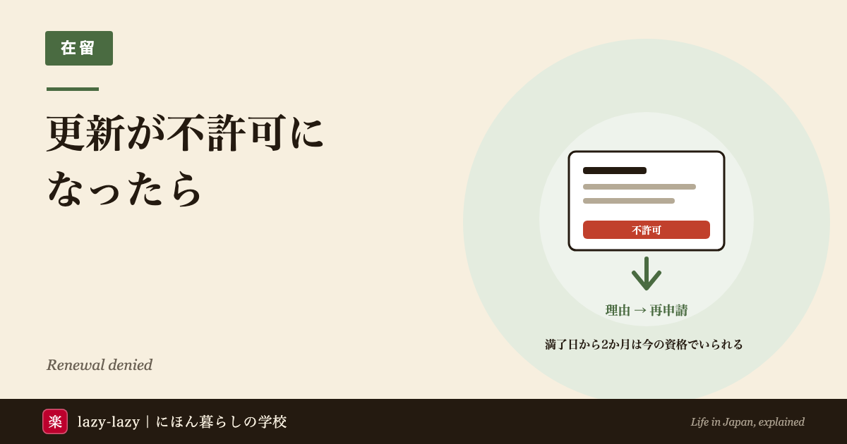 在留期間更新・在留資格変更の審査で入管庁が見る8つの要素の図